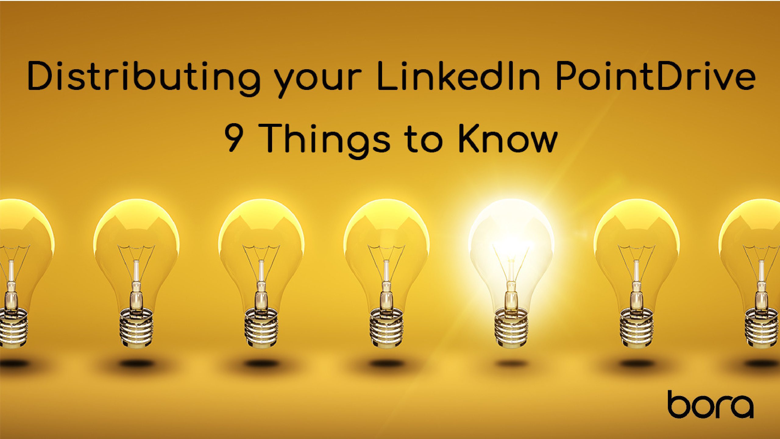Distributing your LinkedIn PointDrive – 9 Things to Know