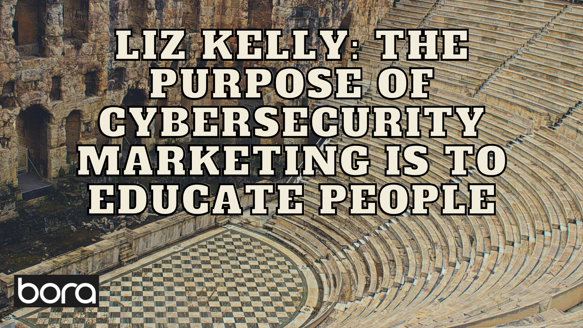 The purpose of cybersecurity marketing is to educate people
